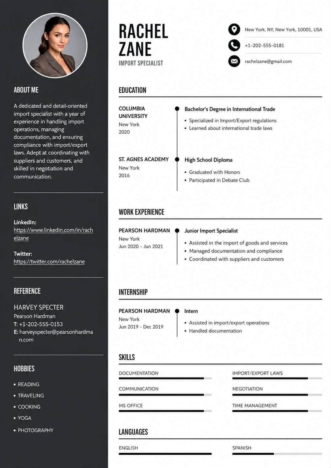 Jrks resume maker Facebook ad