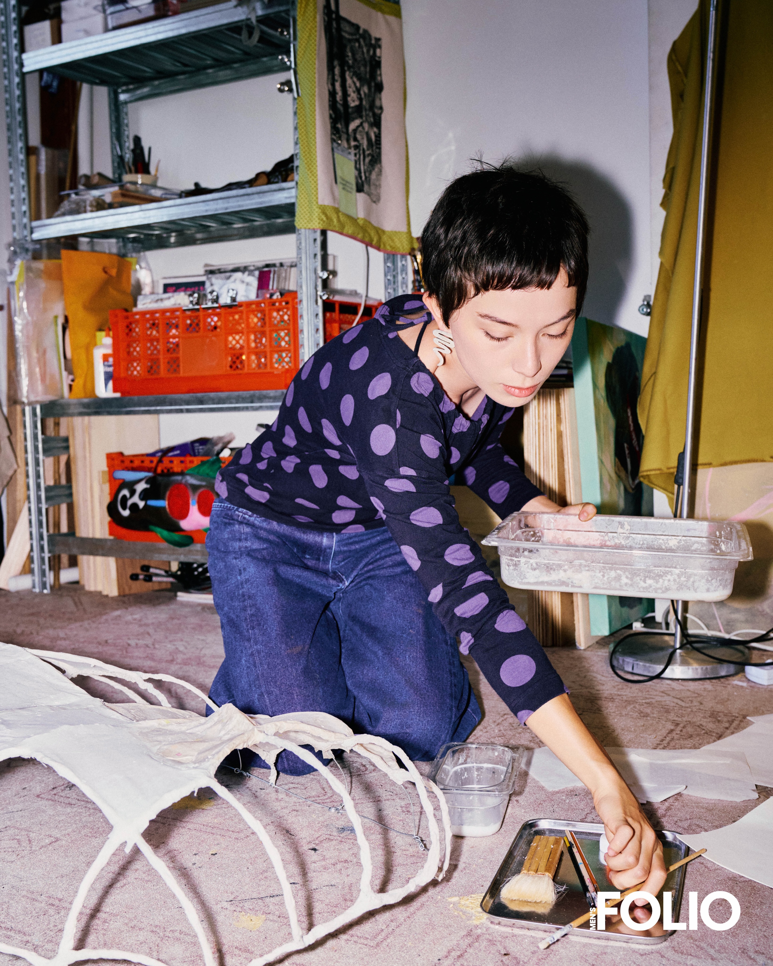 mensfolio Facebook ad: I explore a variety of mediums as an…