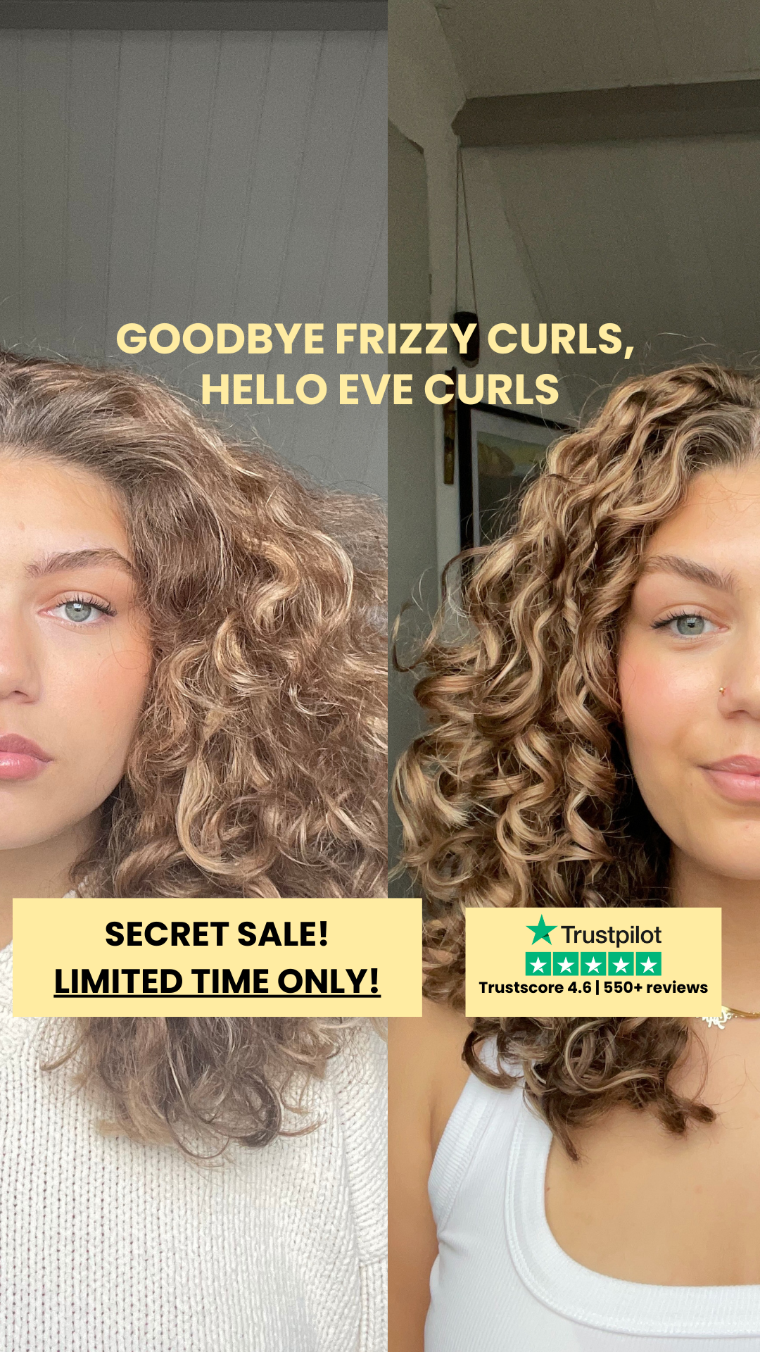 Eve Curls Facebook ad