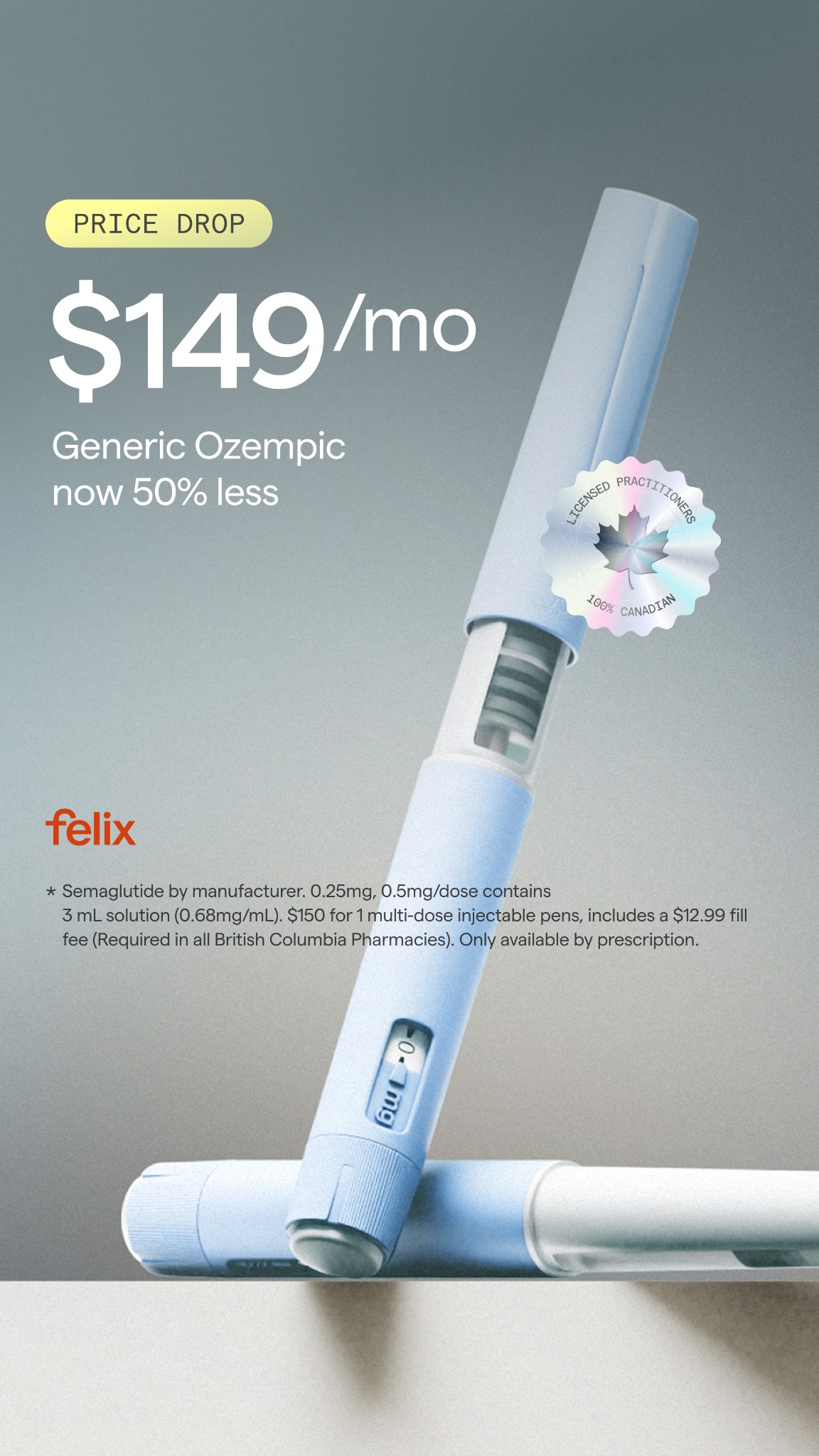 Felix Health Facebook ad