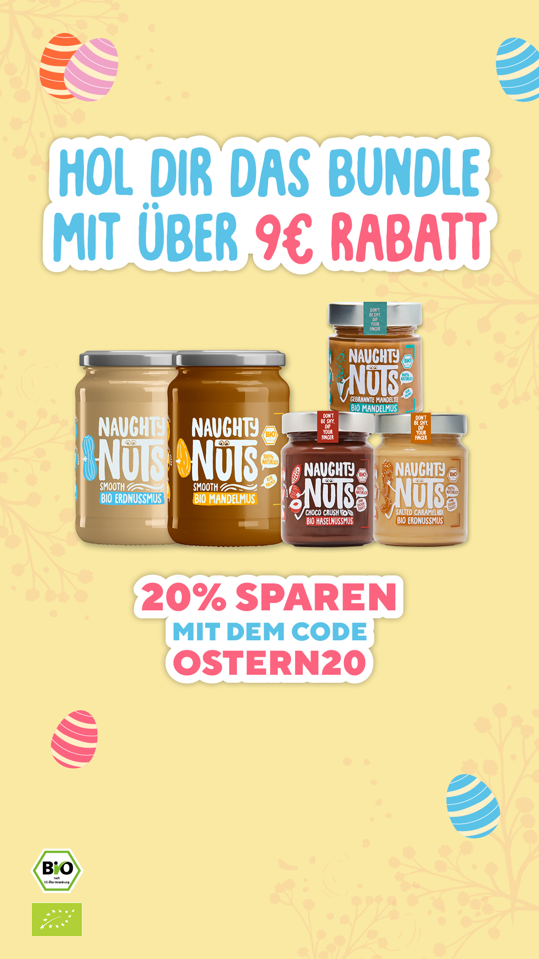 Naughty Nuts Facebook ad from Mar 26, 2026