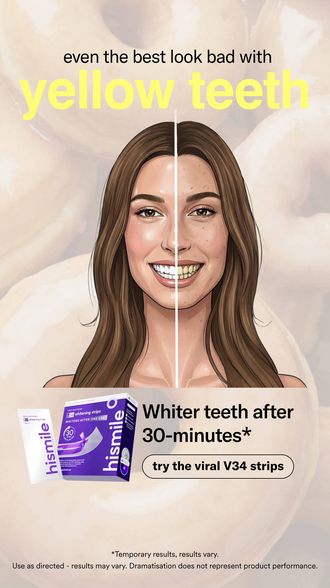 Hismile Facebook ad