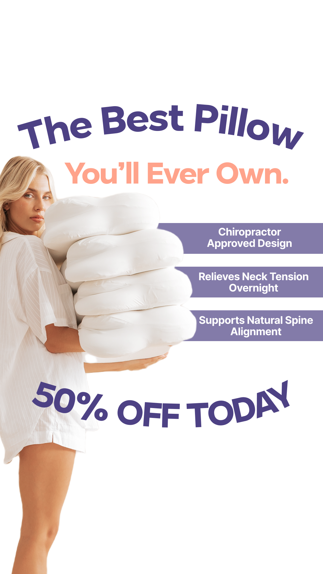Mellow Sleep Cloud Pillow Facebook ad