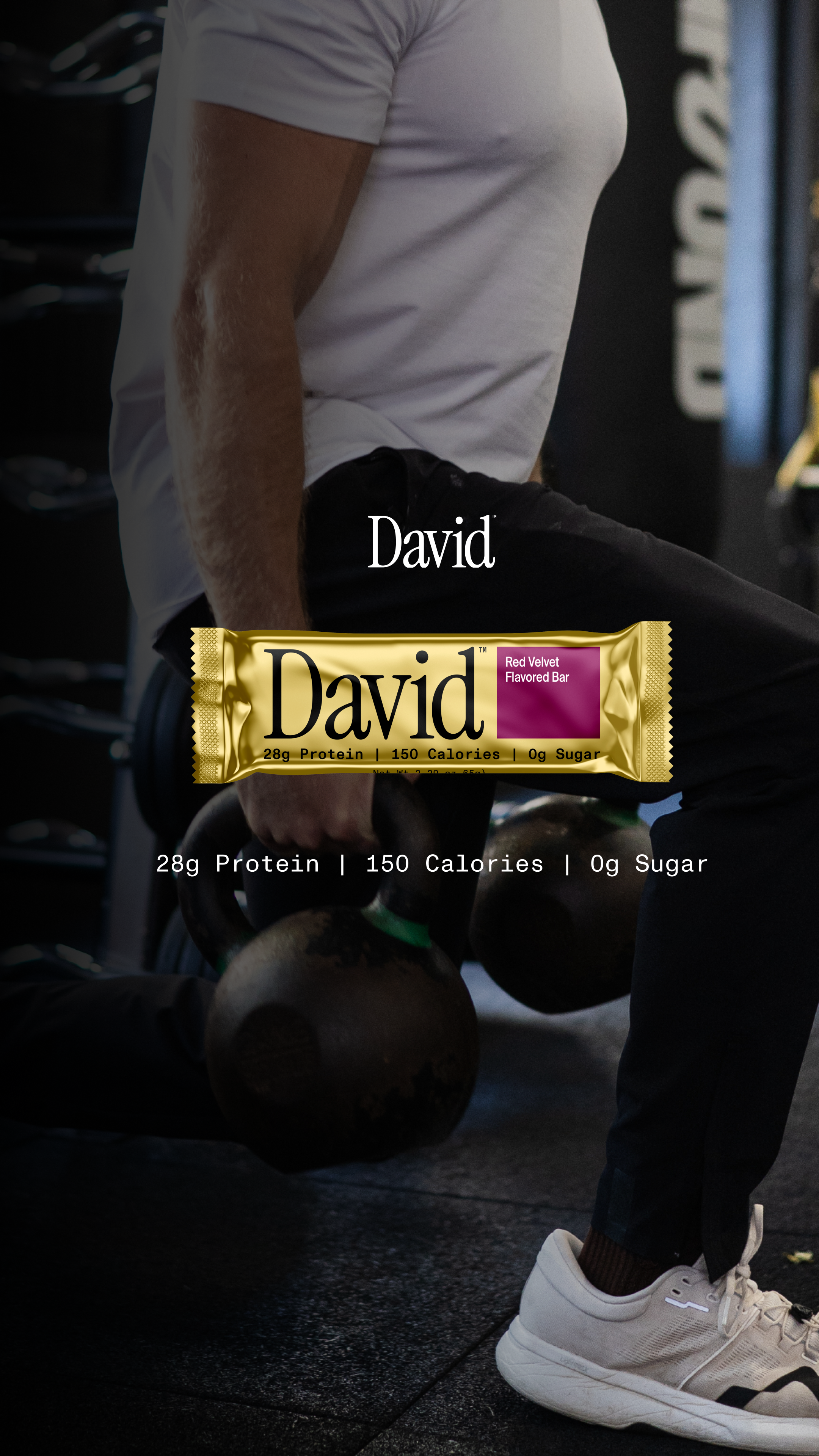 David Protein Facebook ad