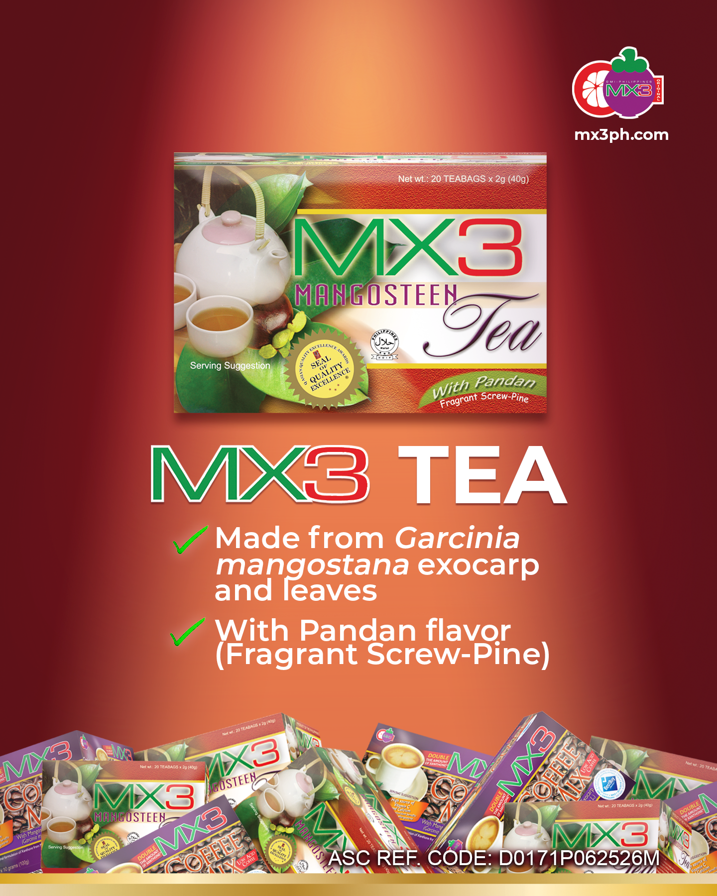 MX3 Natural Supplements Facebook ad