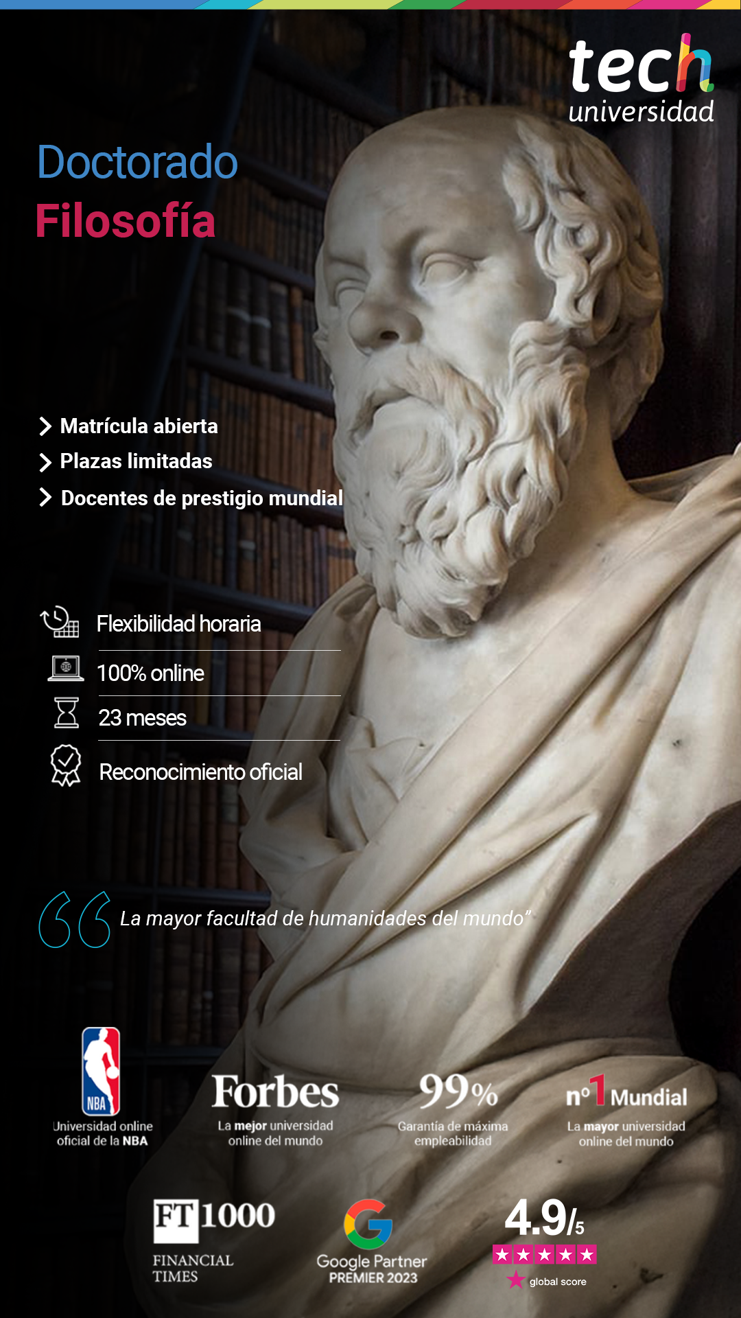 TECH school of humanities Facebook ad from Jul 17, 2026