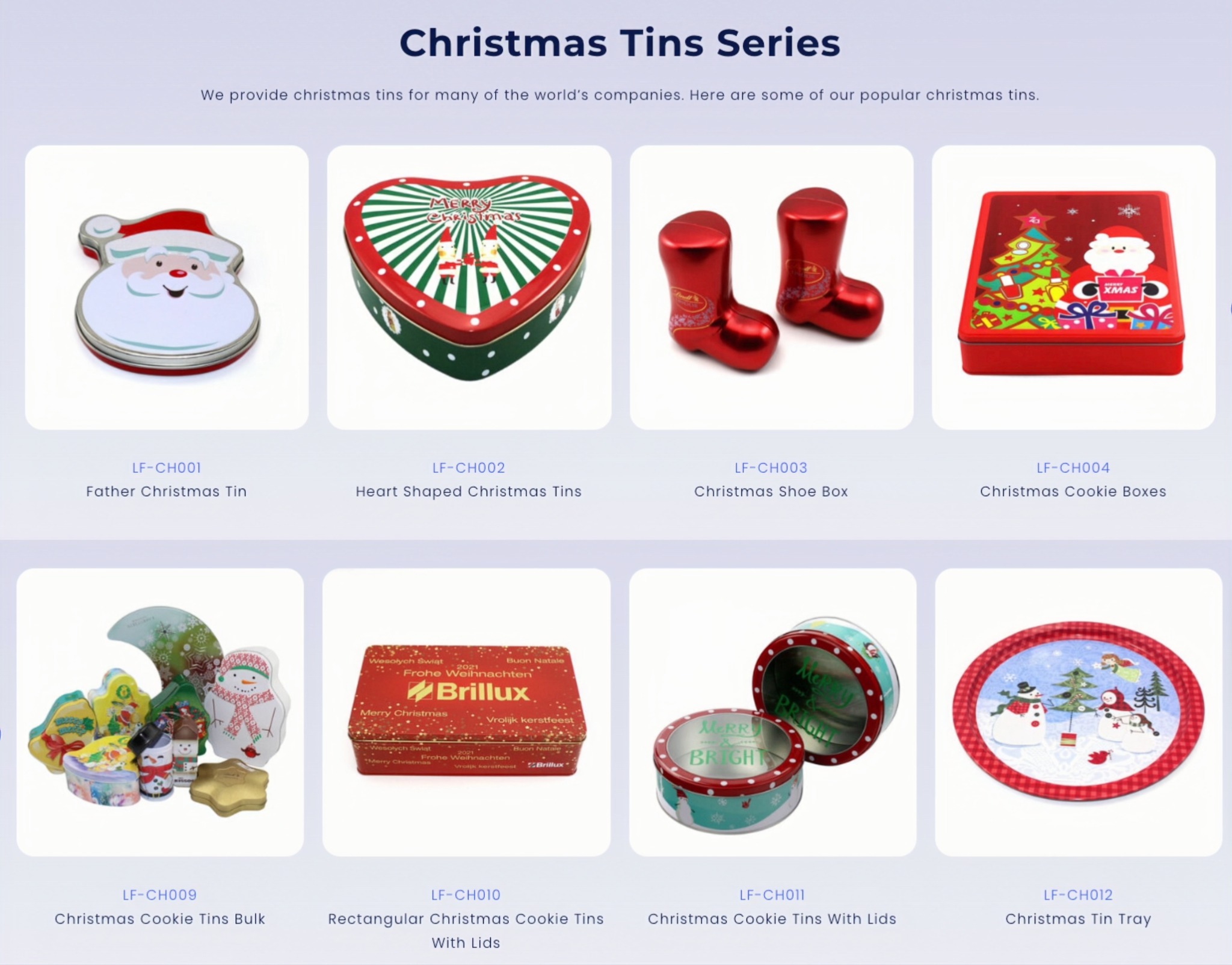 Finetins Facebook ad: Looking for a reliable tin packaging manufacturer?
