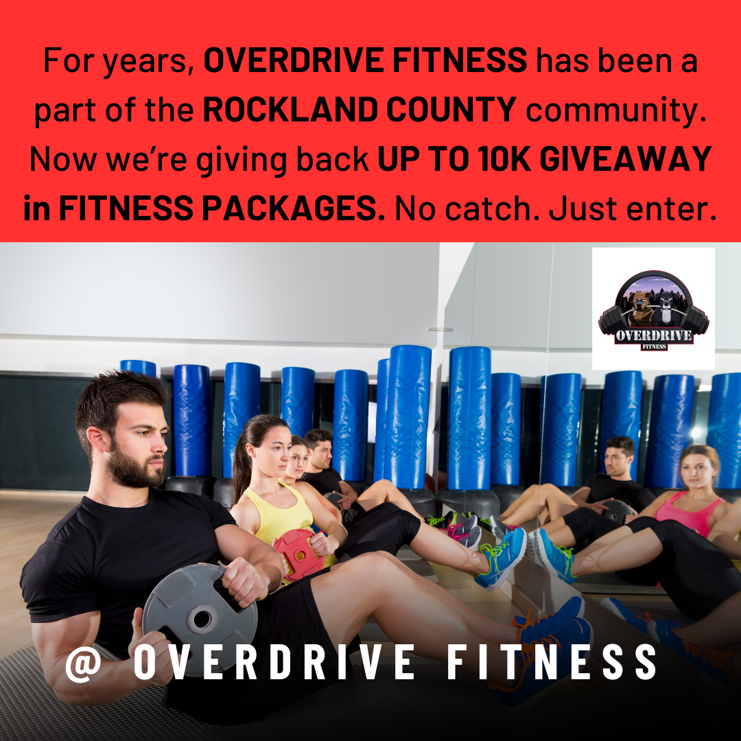Overdrive Fitness Facebook ad: Burn Fat Enter to WIN BIG!