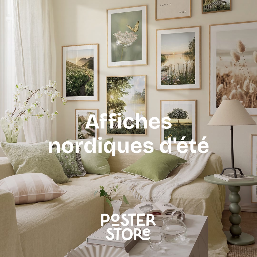 Poster Store Facebook ad: Affiches nordiques d'été