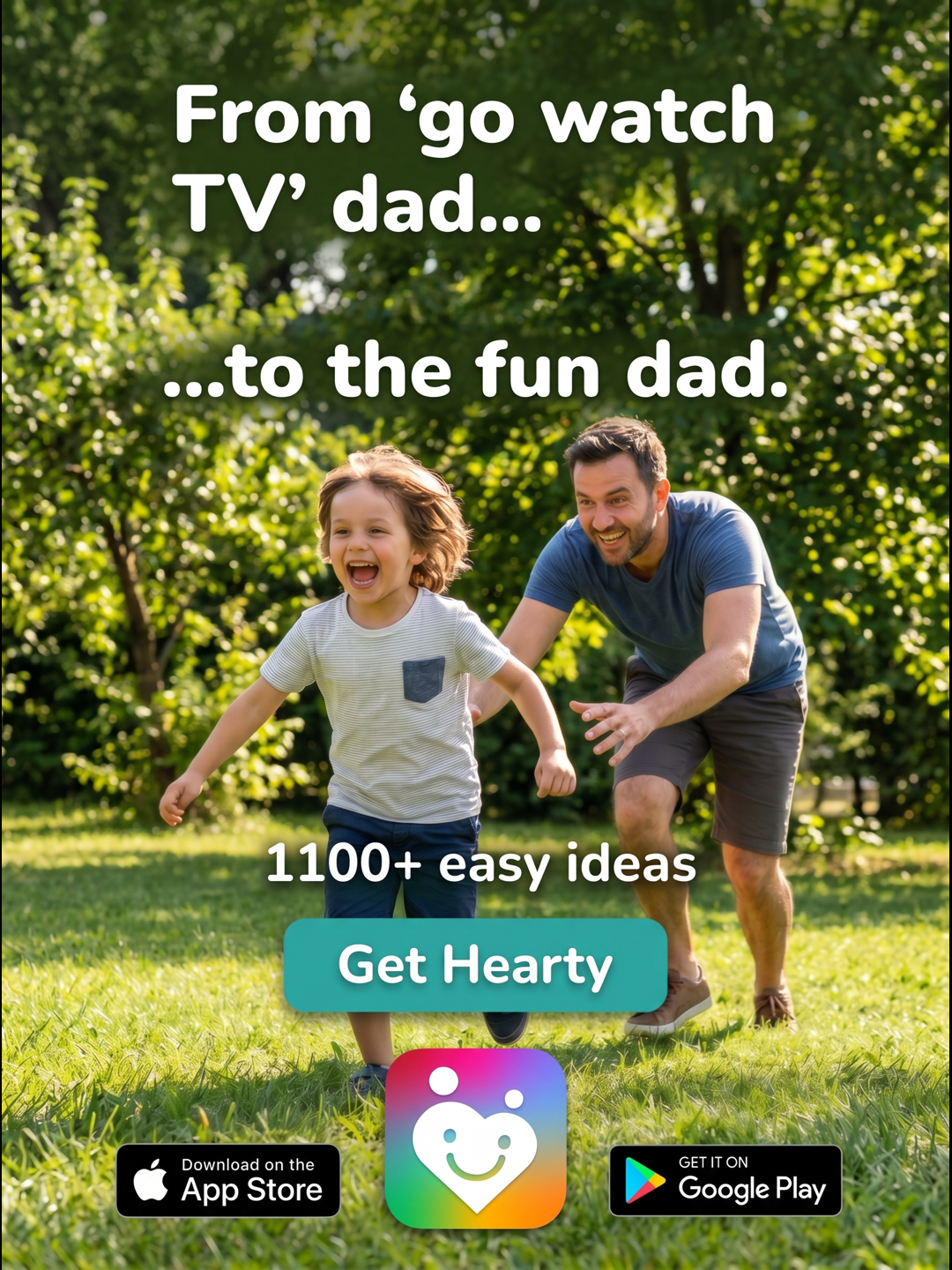 Hearty App Facebook ad