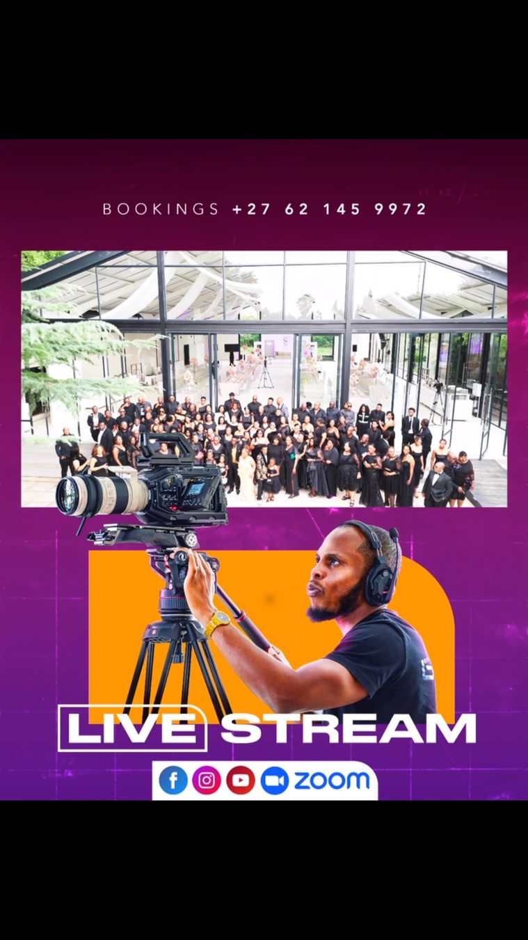 Guez TV Studios Facebook ad: Professional Live-streaming + Photography and Videography
