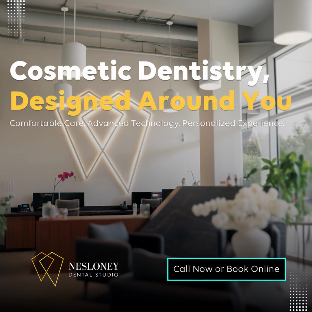 Nesloney Dental Studio Facebook ad: Full-Service Dentistry in The Woodlands, TX