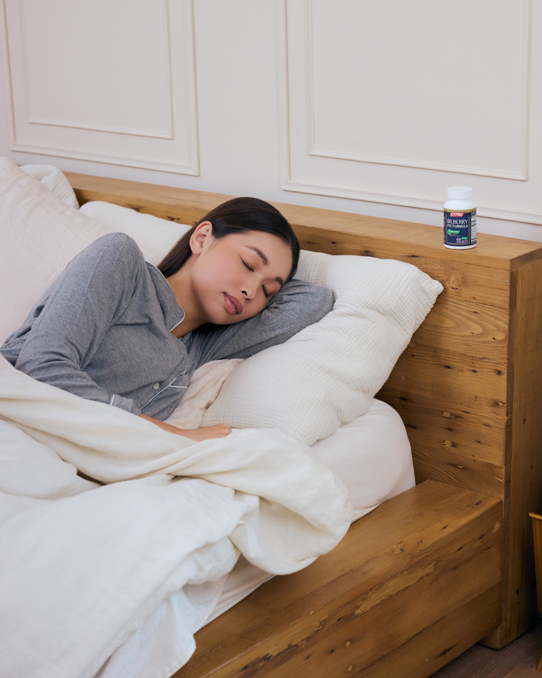 Catalo USA Facebook ad: We think about skincare before bed… but not…