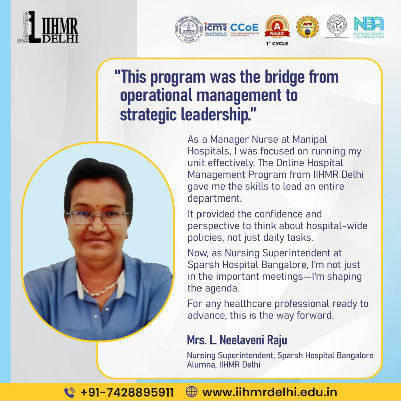 International Institute of Health Management Research, Delhi Facebook ad