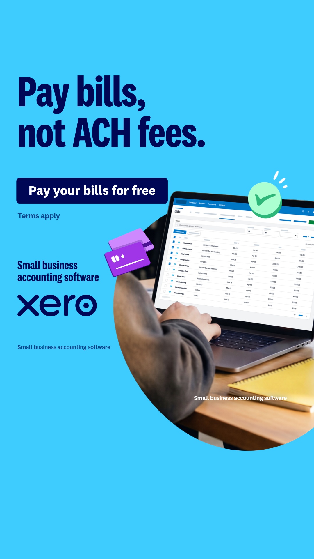 Xero Facebook ad