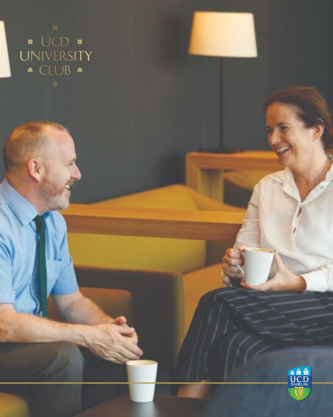 UCD University Club Facebook ad: Escape the noise of the office and the…