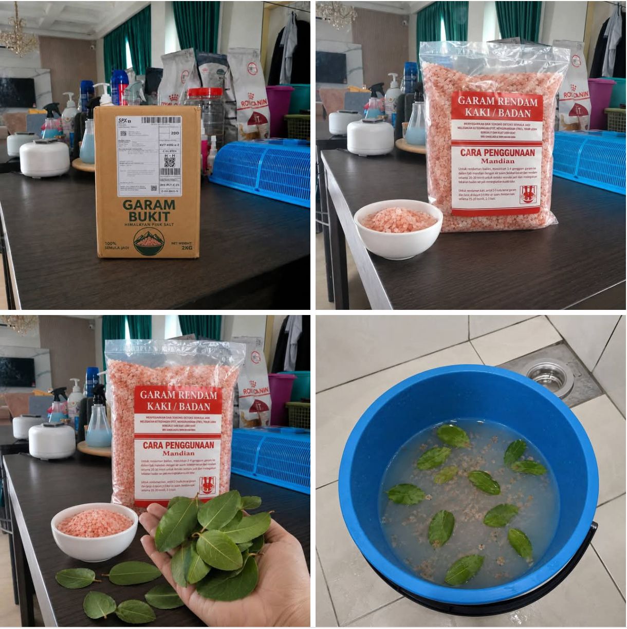 Barang Rare Facebook ad: Pure Himalayan Rock Salt 1000g | Foot Soak Bath |…