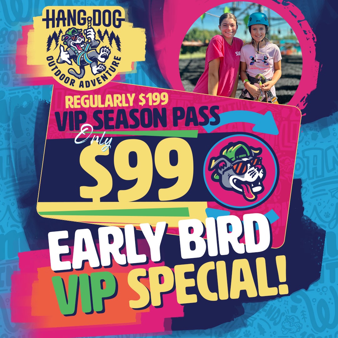 HangDog Outdoor Adventure Facebook ad: Opening April 5