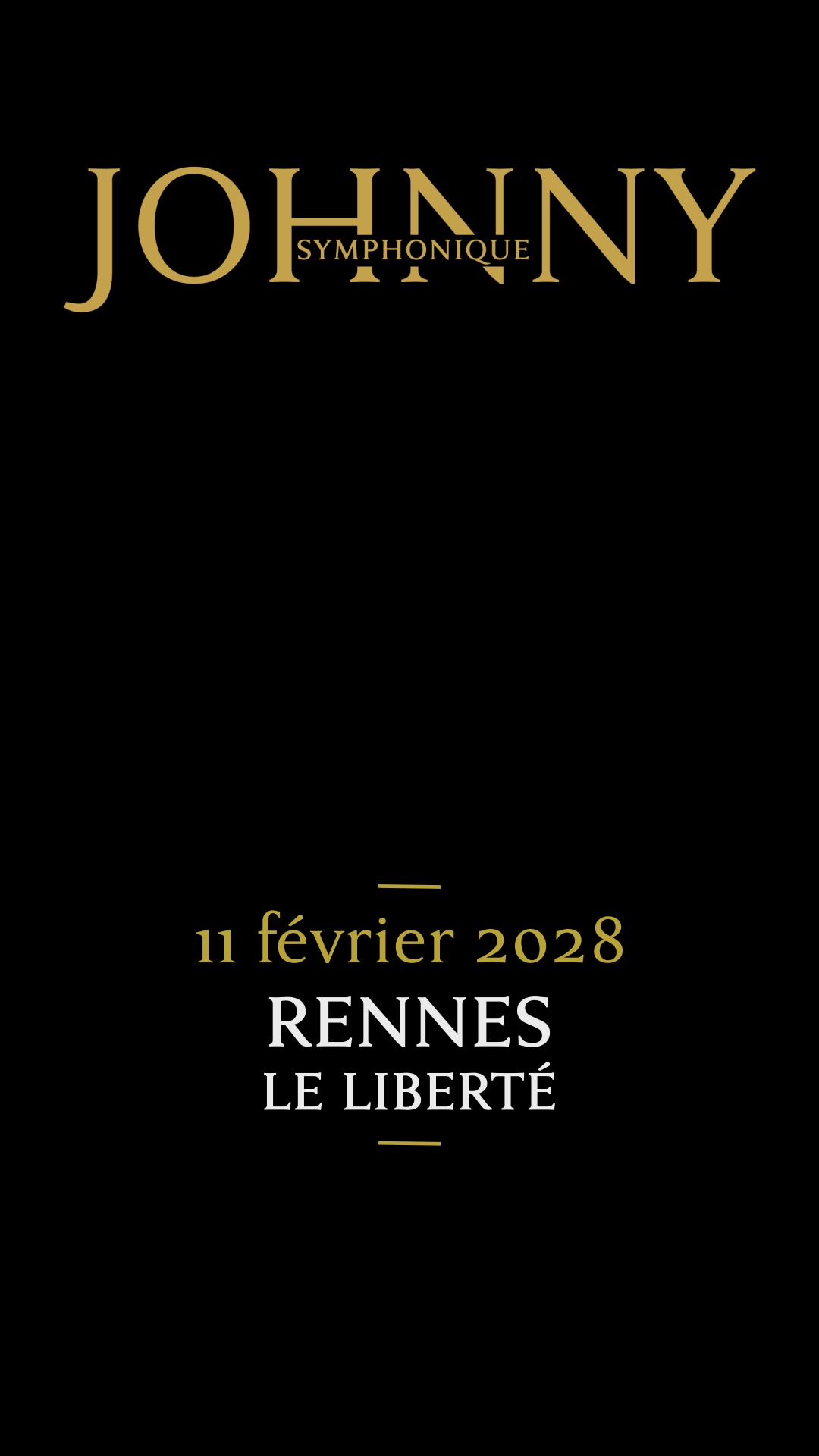 Johnny Symphonique Tour - Officiel Facebook ad: L’histoire continue… En tournée dans toute la France…