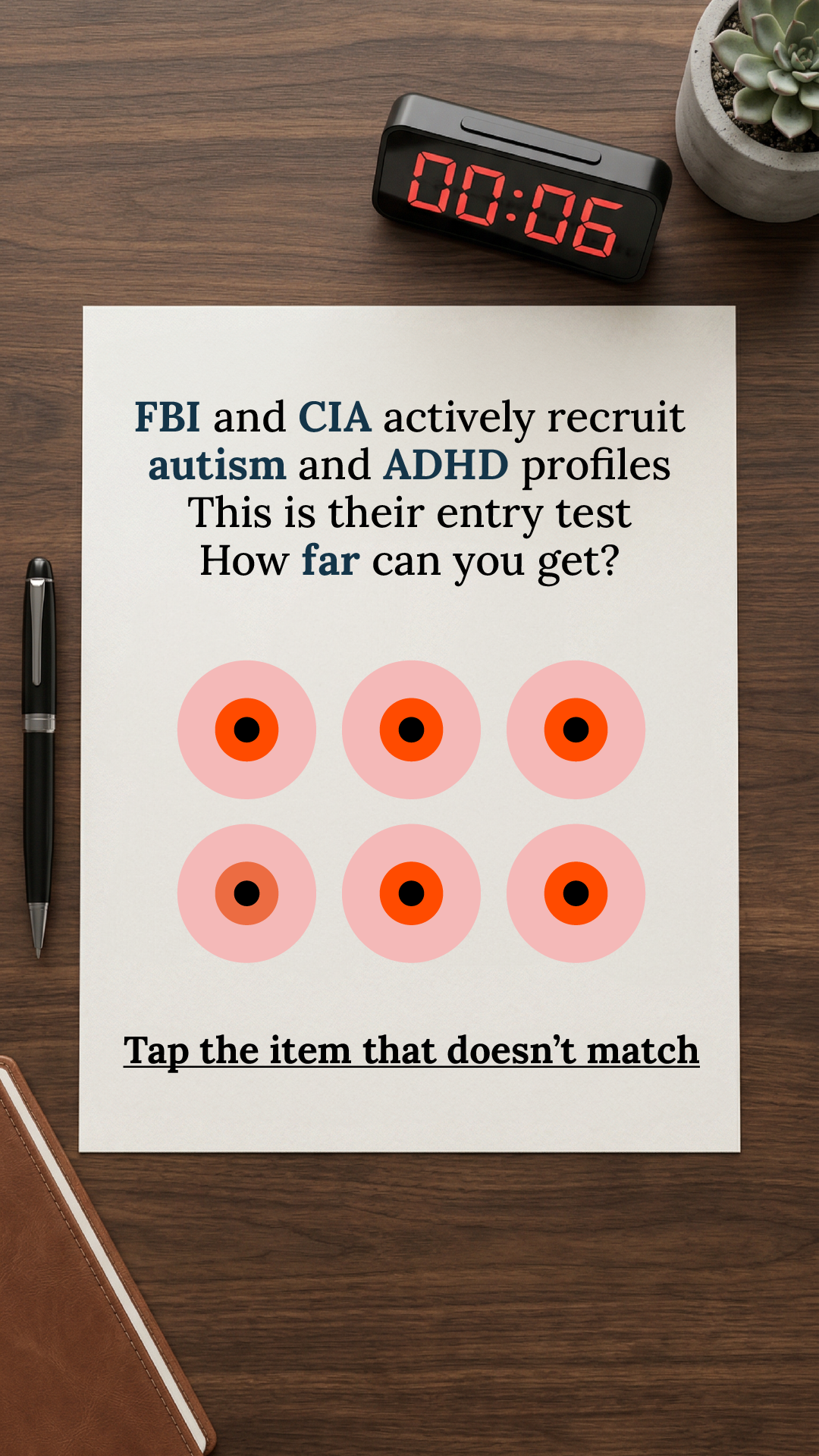 Brain Health Check Facebook ad