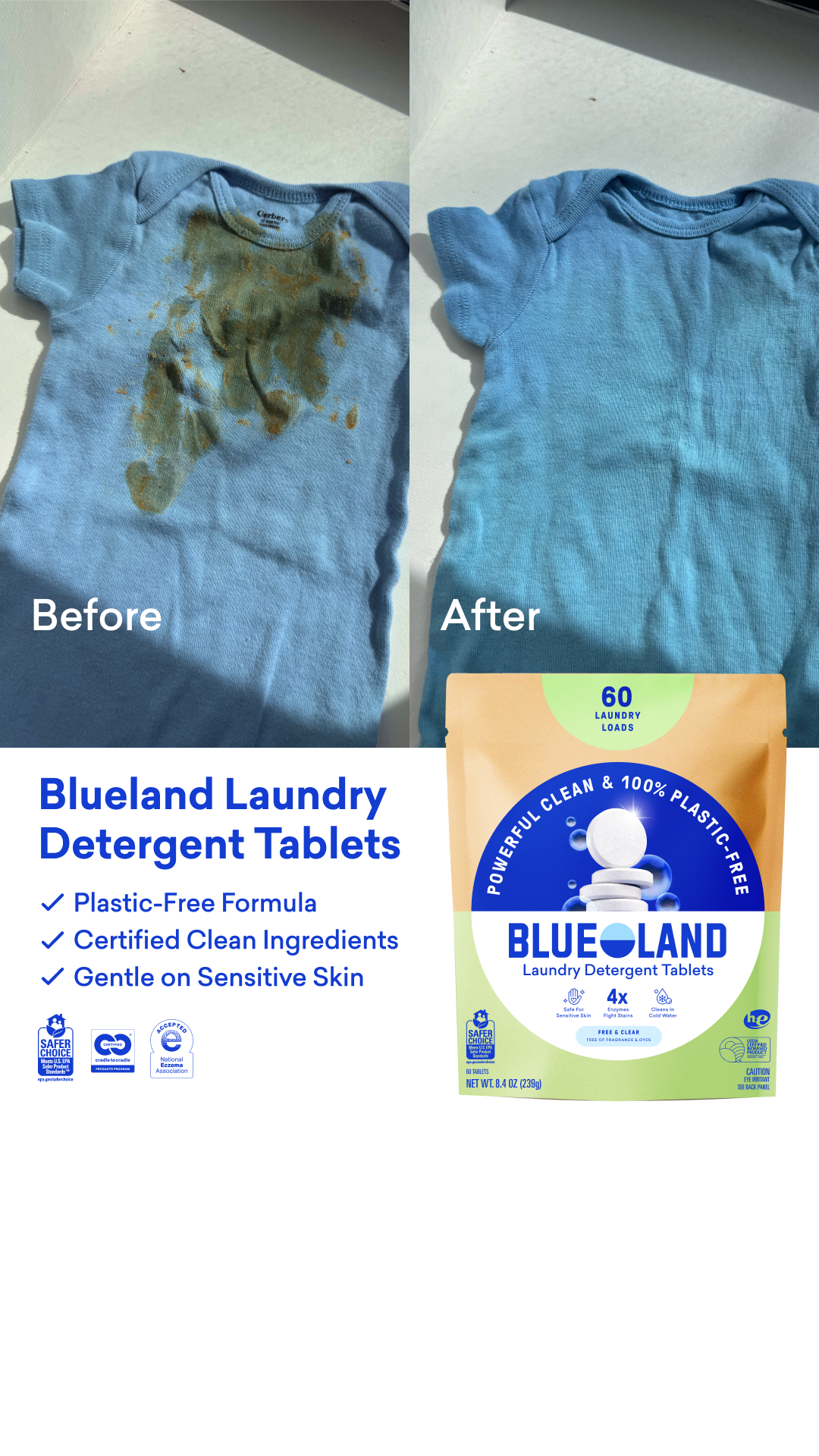 Blueland Facebook ad