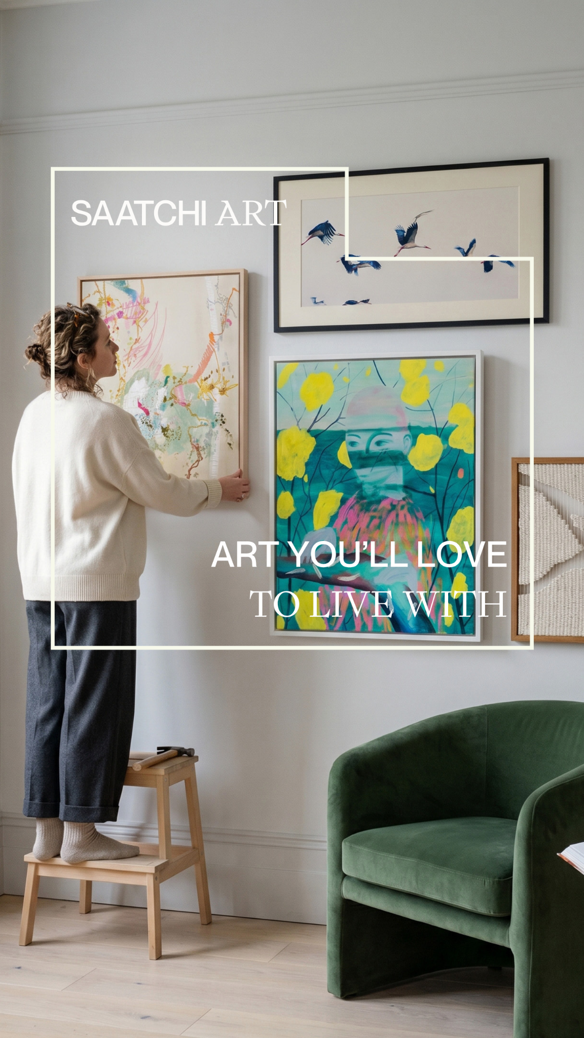 Saatchi Art Facebook ad: Art That Feels Like You