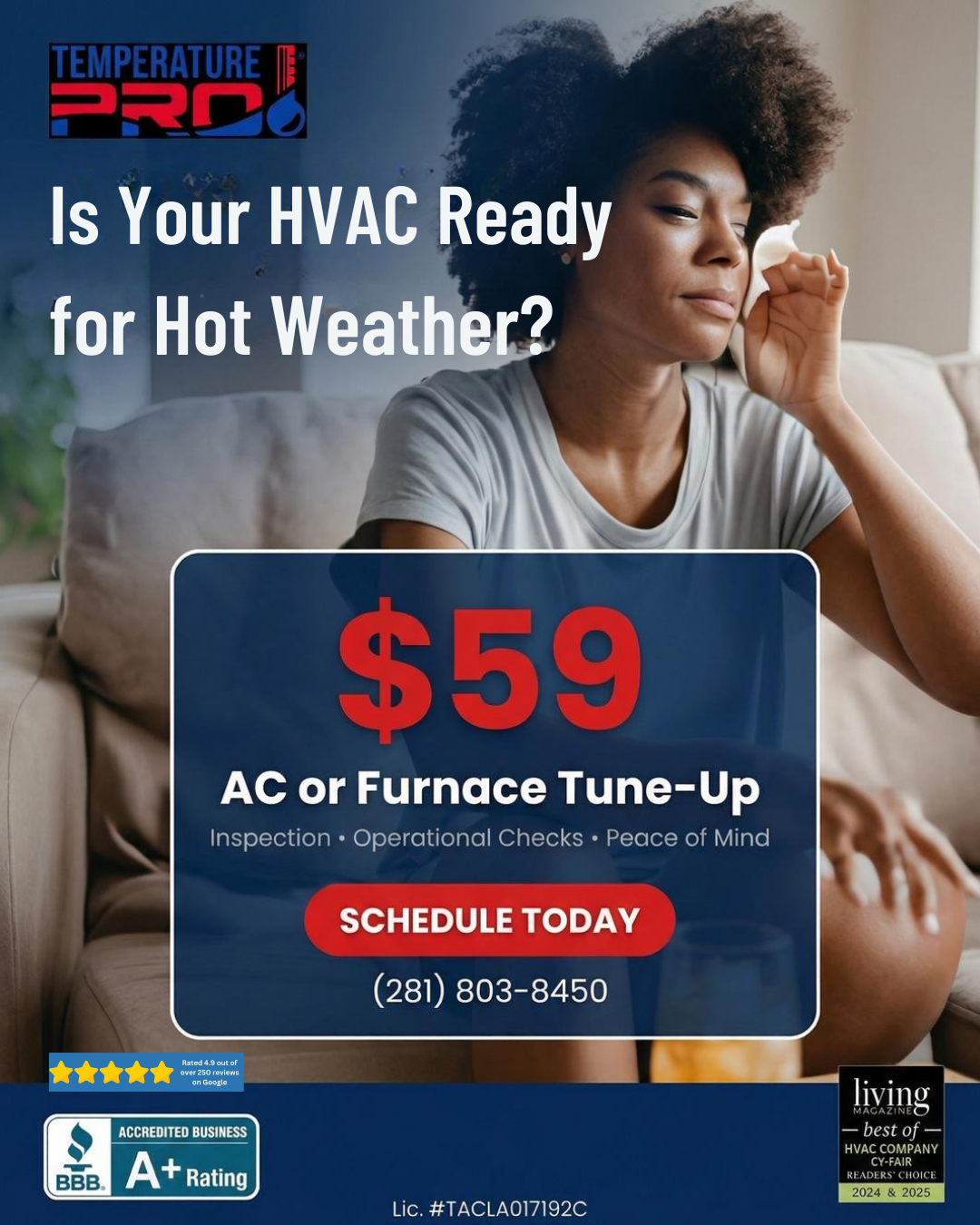 TemperaturePro Katy-Cypress Facebook ad