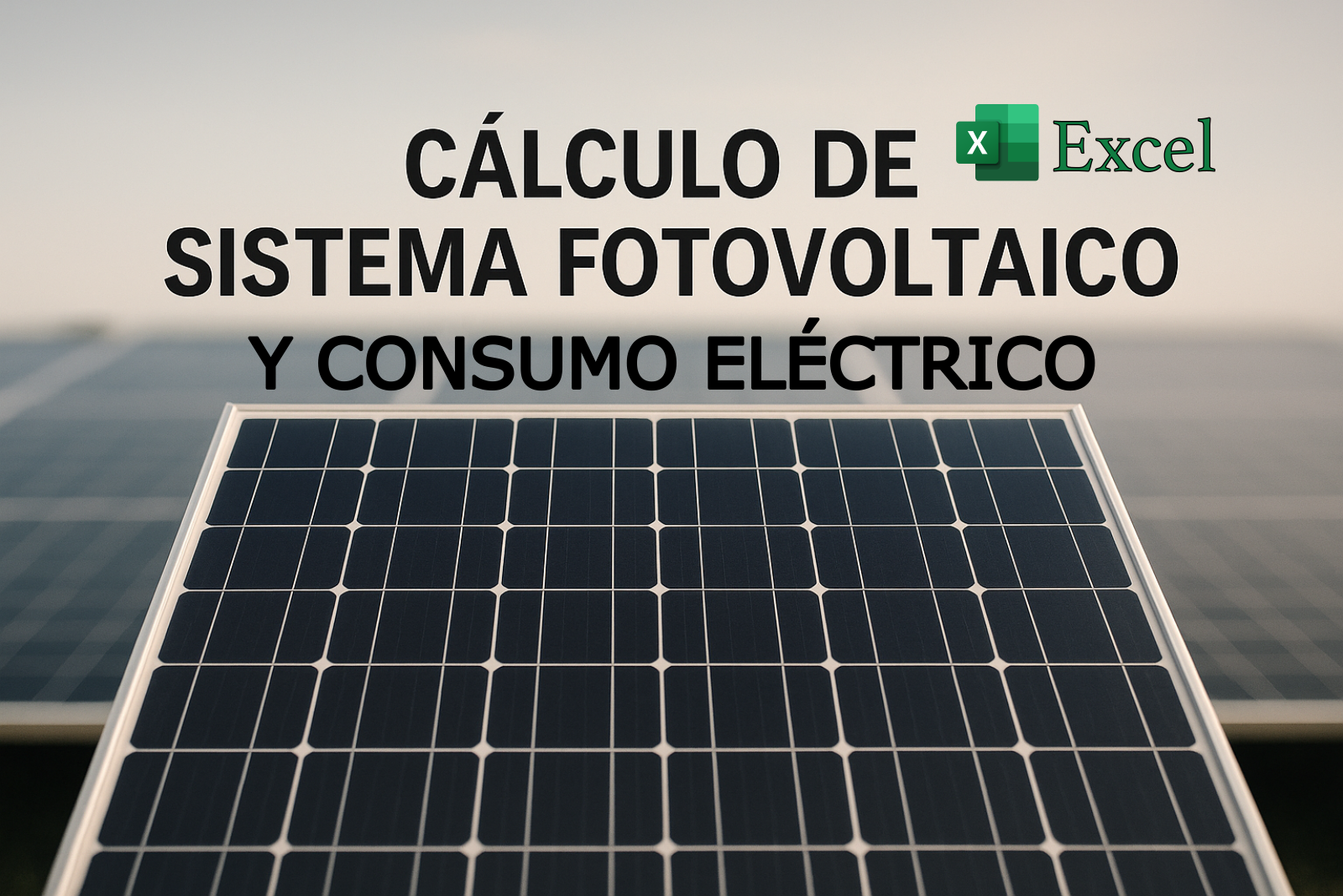 Instalaciones eléctricas media y baja tensión, y mas Facebook ad: Excel para Cálculo Fotovoltaico