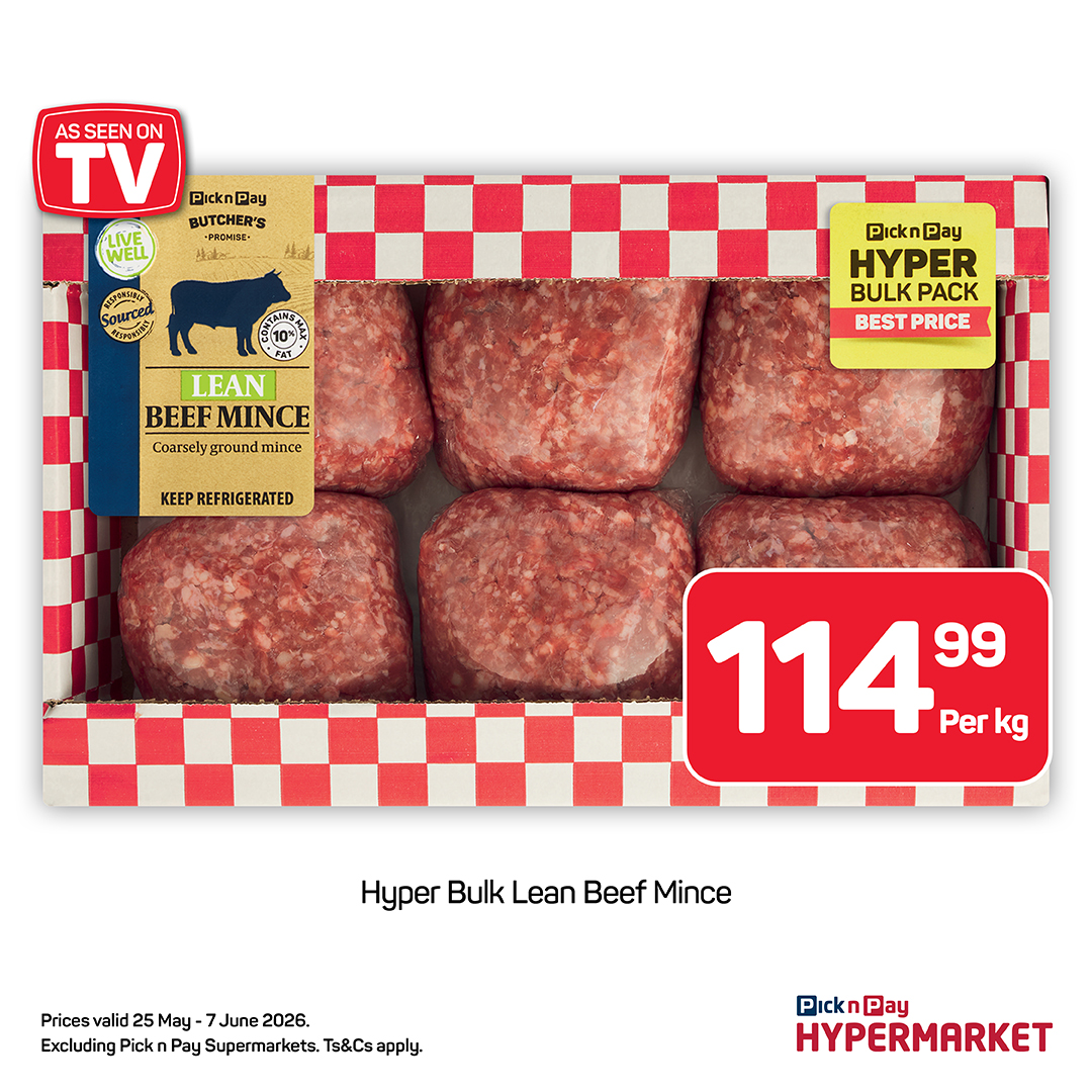 Pick n Pay Hypermarket Facebook ad: Fill your trolley with bigger savings on the…