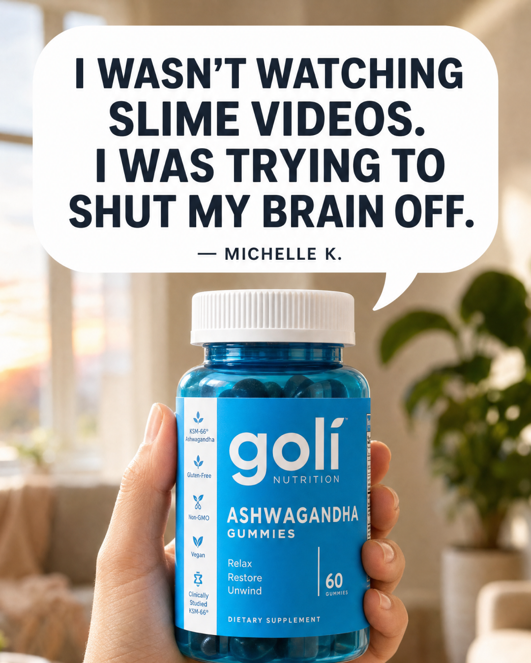 Goli Facebook ad: You Don't Have a Scrolling Problem