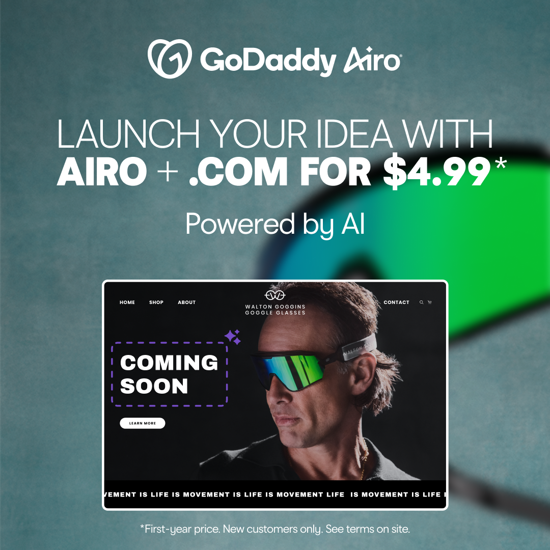 GoDaddy Facebook ad
