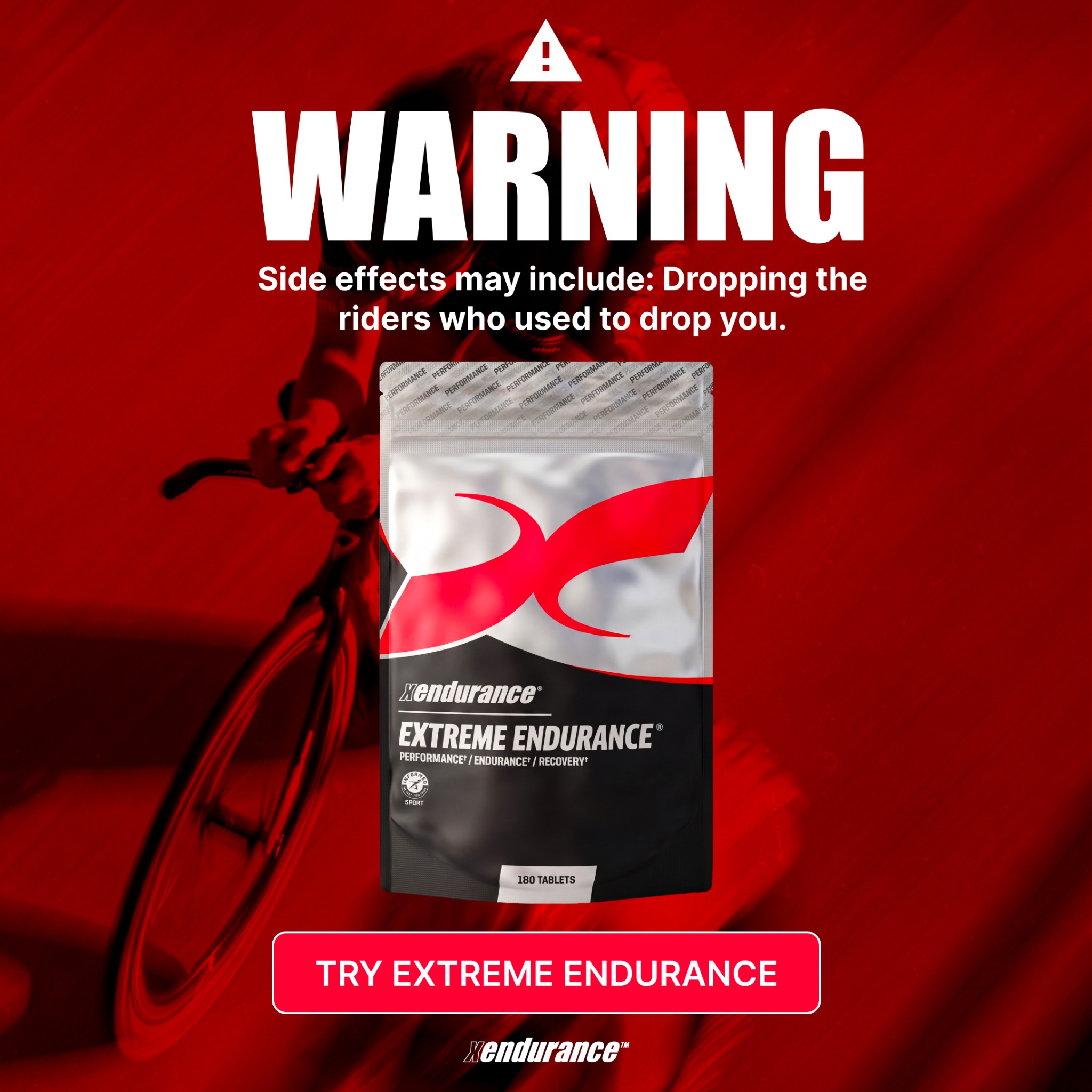 Xendurance Facebook ad: Increase Athletic Performance