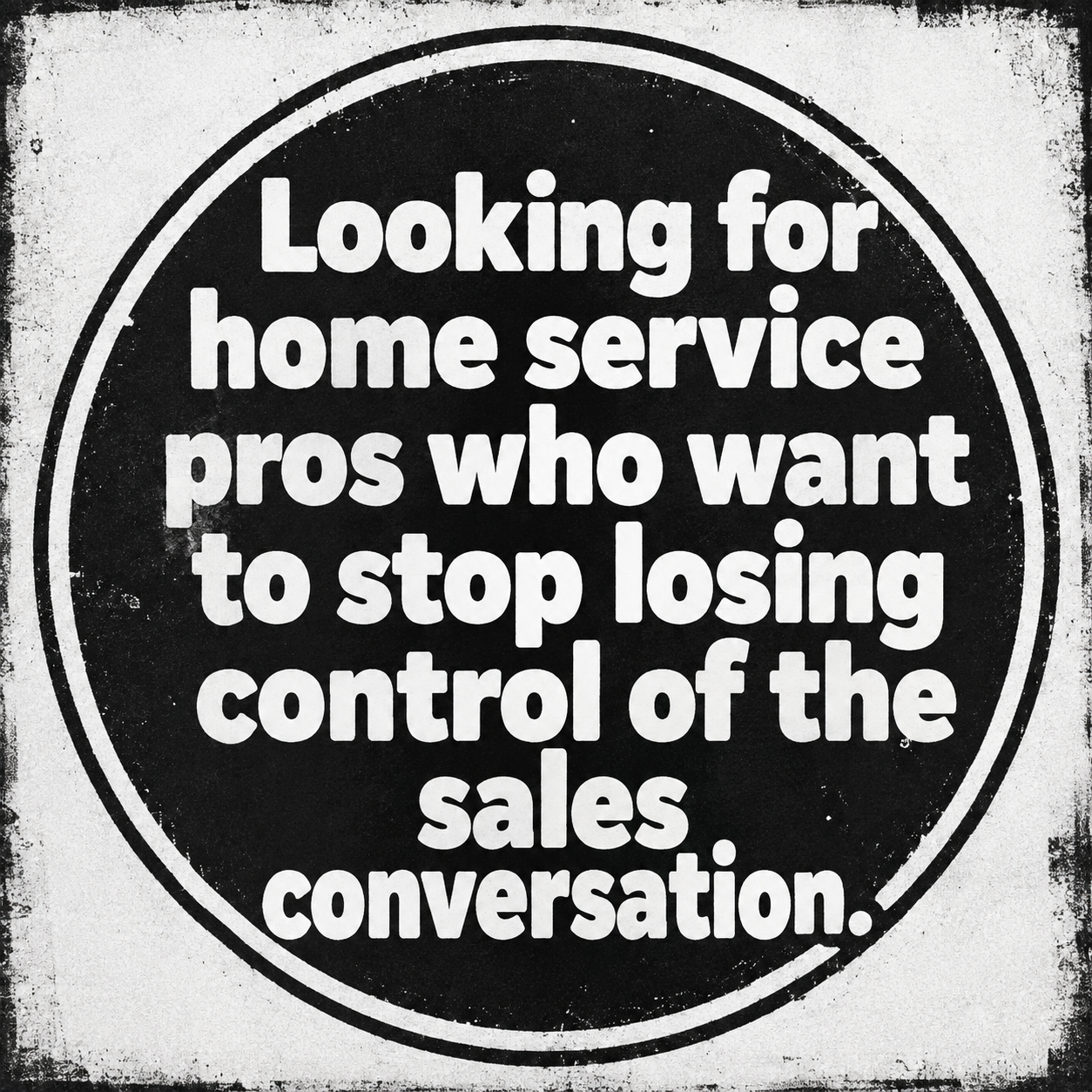 Skool Facebook ad: Stop Winging Sales Calls. Follow a Clear Process.