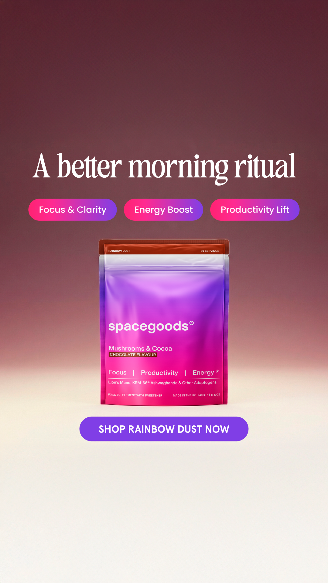 Spacegoods Facebook ad