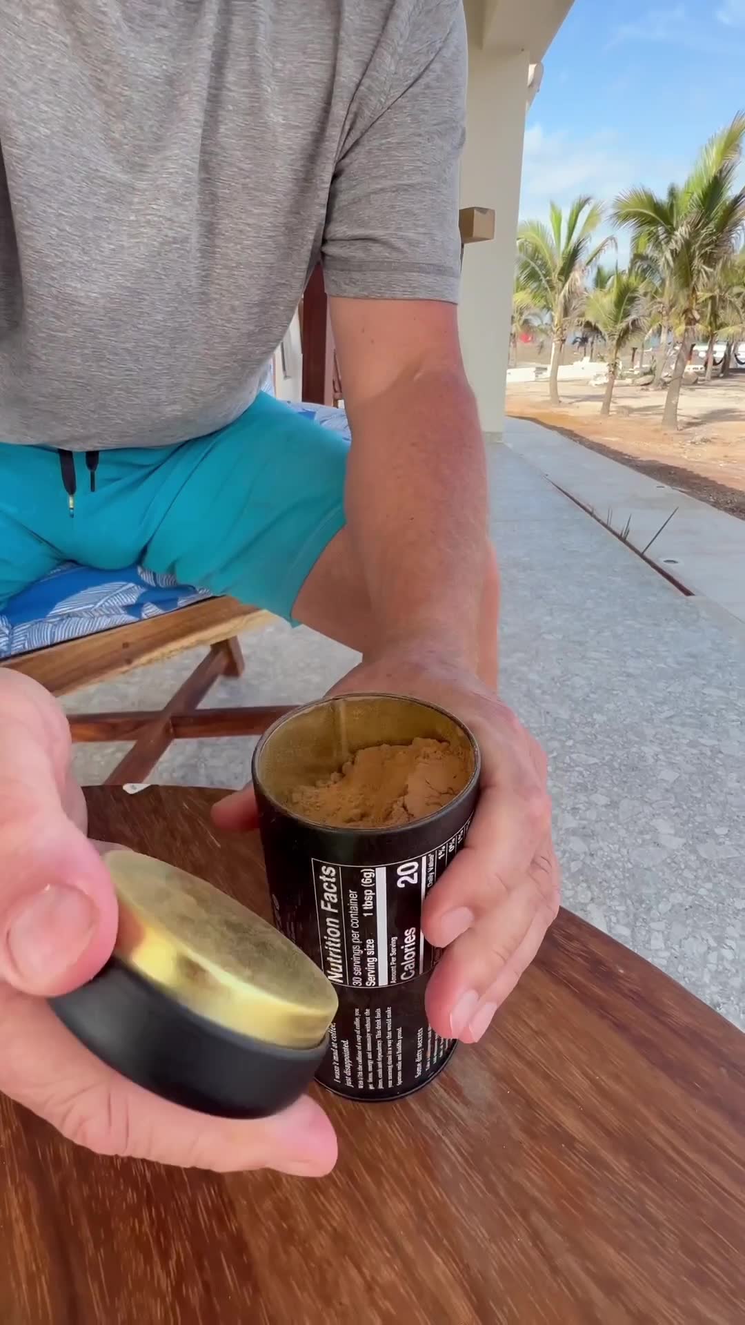 MUD\WTR Facebook ad: Swapped my morning coffee for MUD\WTR