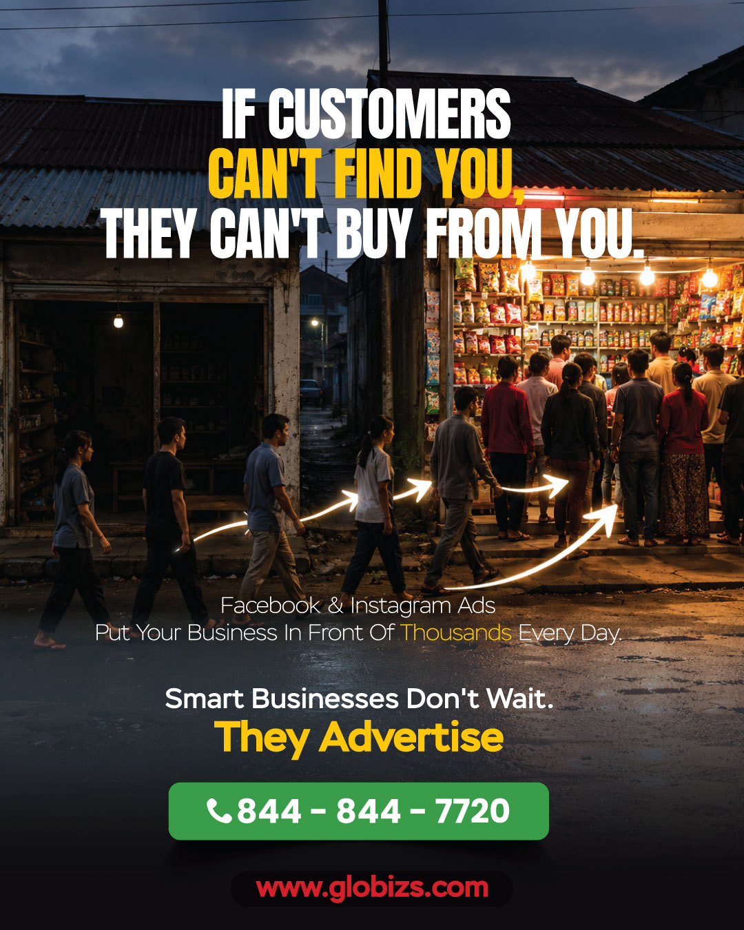 Globizs Web Solutions Pvt. Ltd. Facebook ad: Put Your Business In Front Of Thousands Every Day