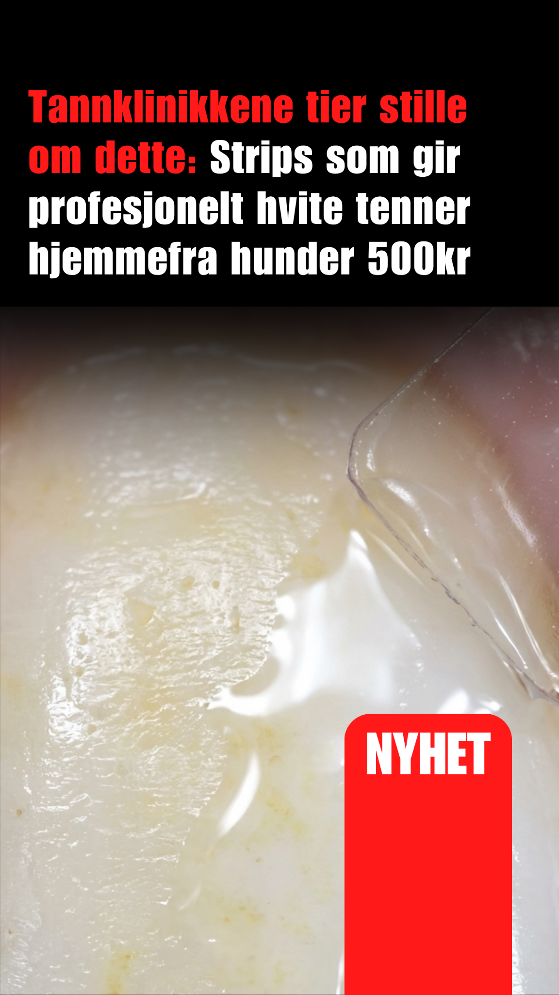 ProWhitening Facebook ad
