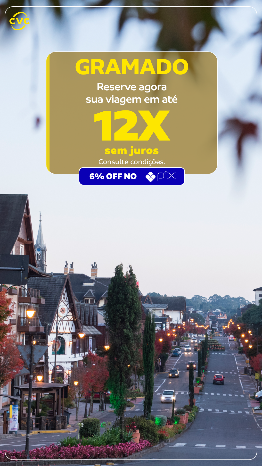 CVC Viagens Facebook ad