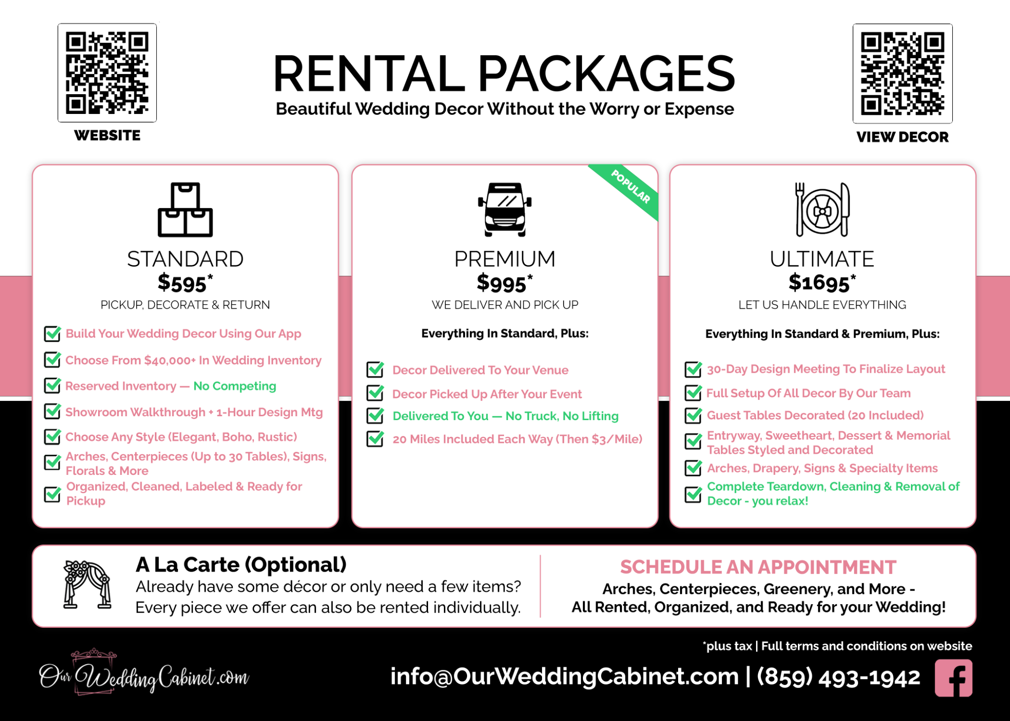 Our Wedding Cabinet - Premium Wedding Decor Facebook ad from Jan 16, 2026