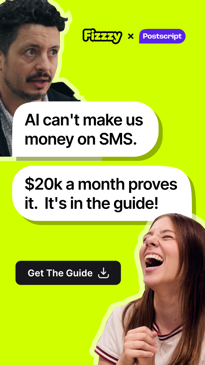 Postscript Facebook ad: The intern's after-hours SMS playbook