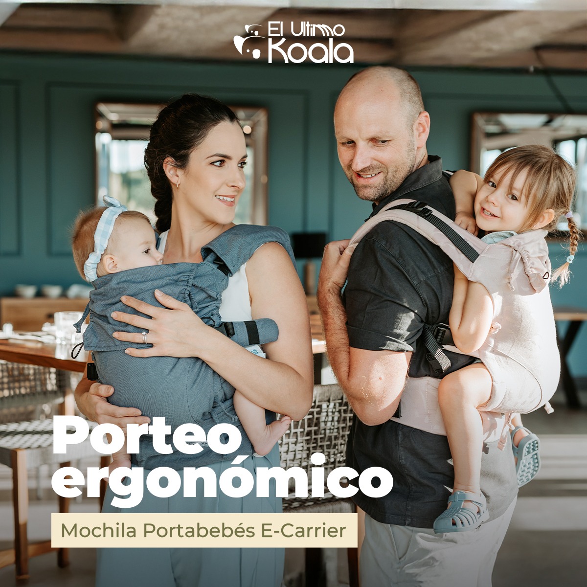 El Ultimo Koala Facebook ad: Tu bebé cerca, tus manos libres.