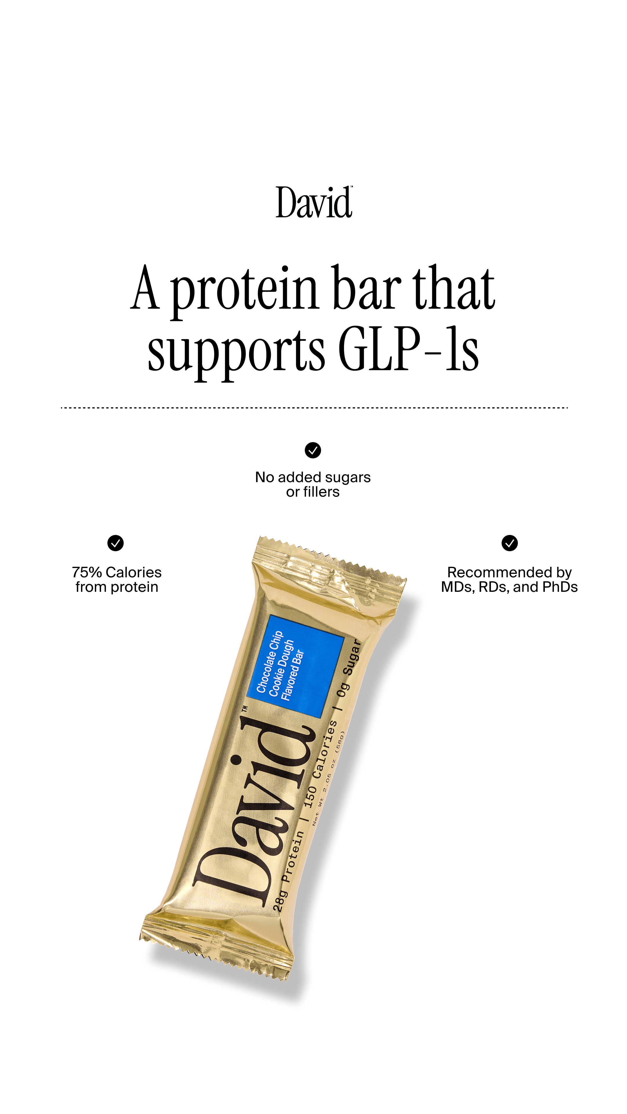 David Protein Facebook ad