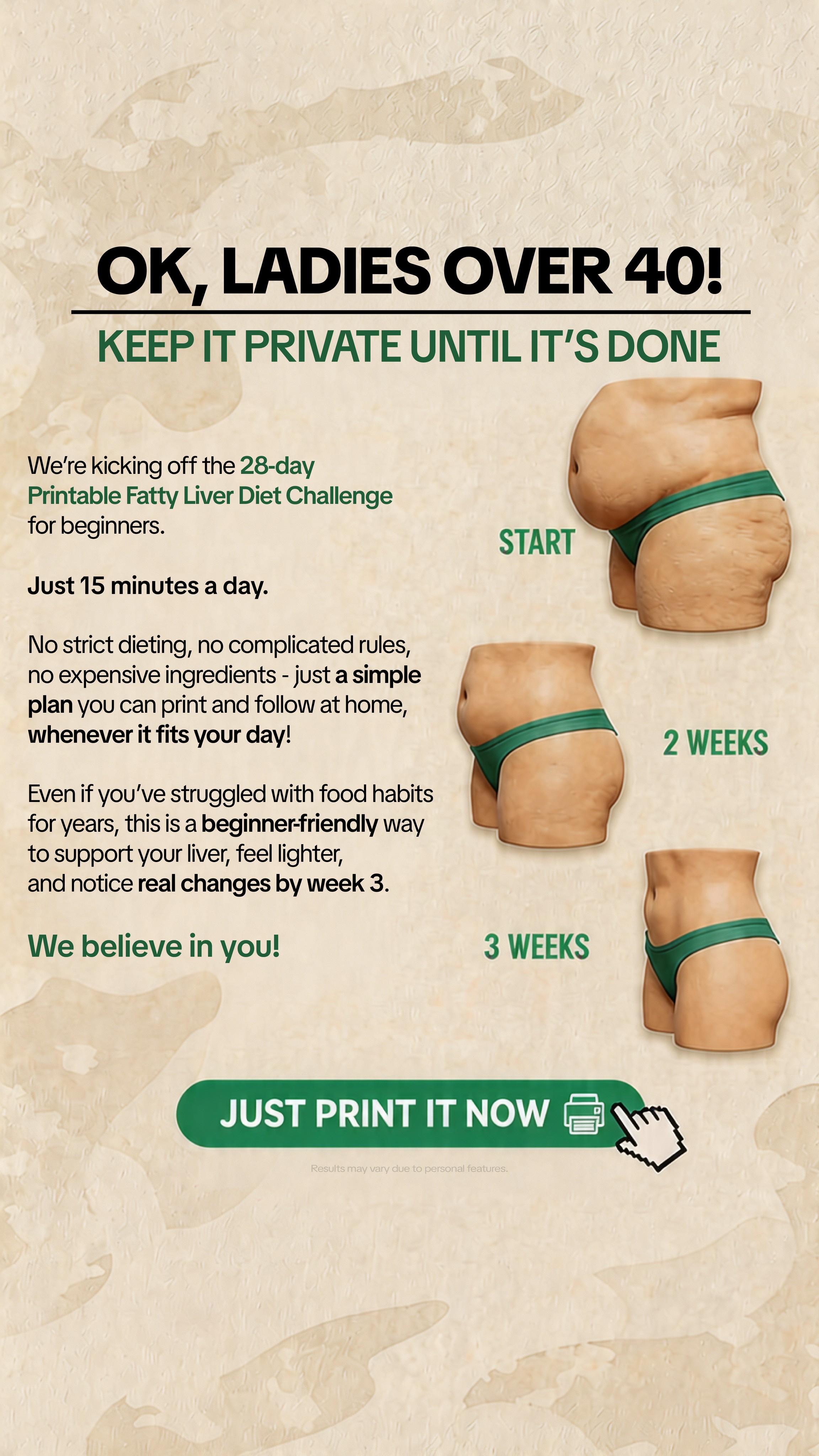 28 - Day Fatty Liver Detox Challenge Facebook ad