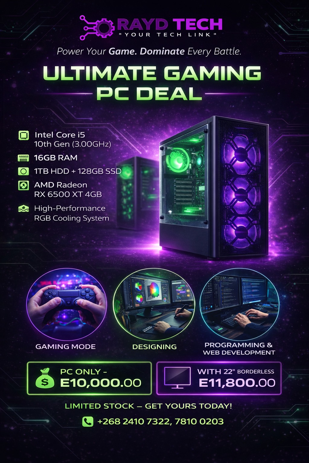 Tech -Link Facebook ad: Call 7810 0203/ 24107322/ 79969569