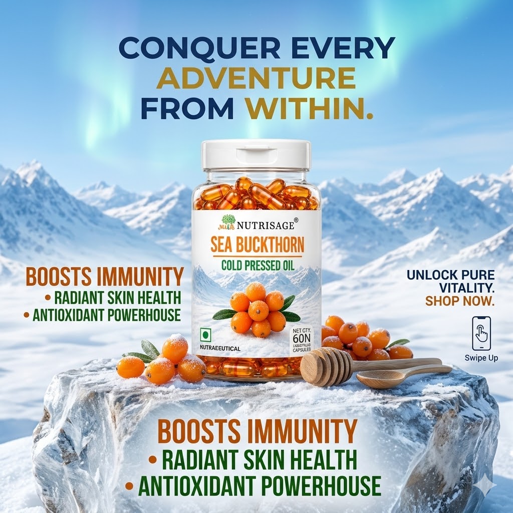 Nutrisage Glacier-Premium Supplements Facebook ad