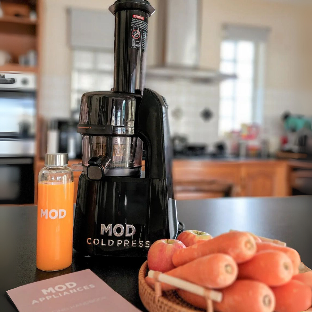 MOD Appliances Facebook ad: MOD Cold Press Juicer + FREE Wellness Bundle, Limited Time!