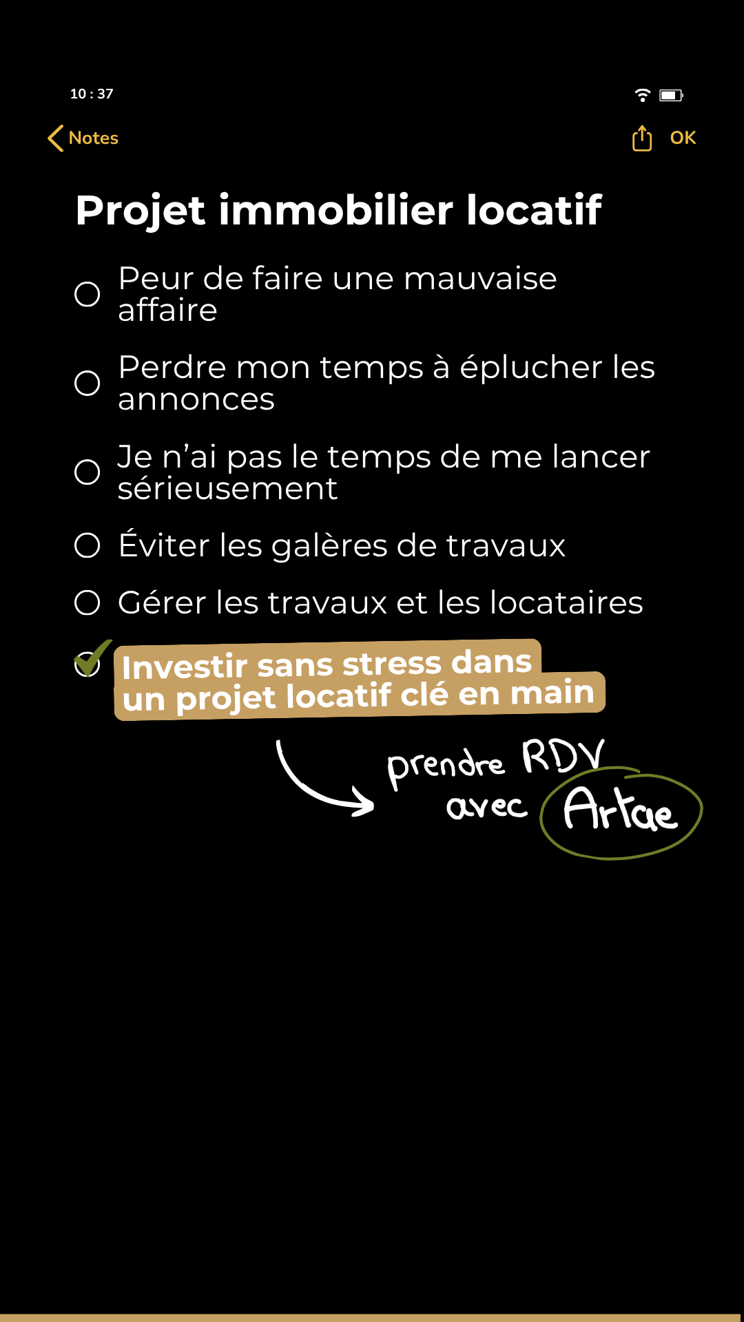 ARTAE Immobilier Facebook ad from Jun 11, 2026