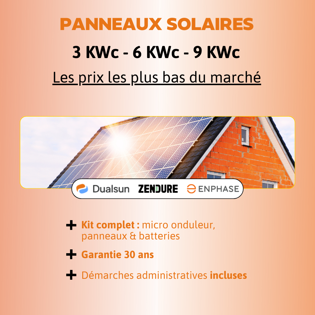 Groupe Concept Energy Facebook ad: Installations solaires garanties à vie
