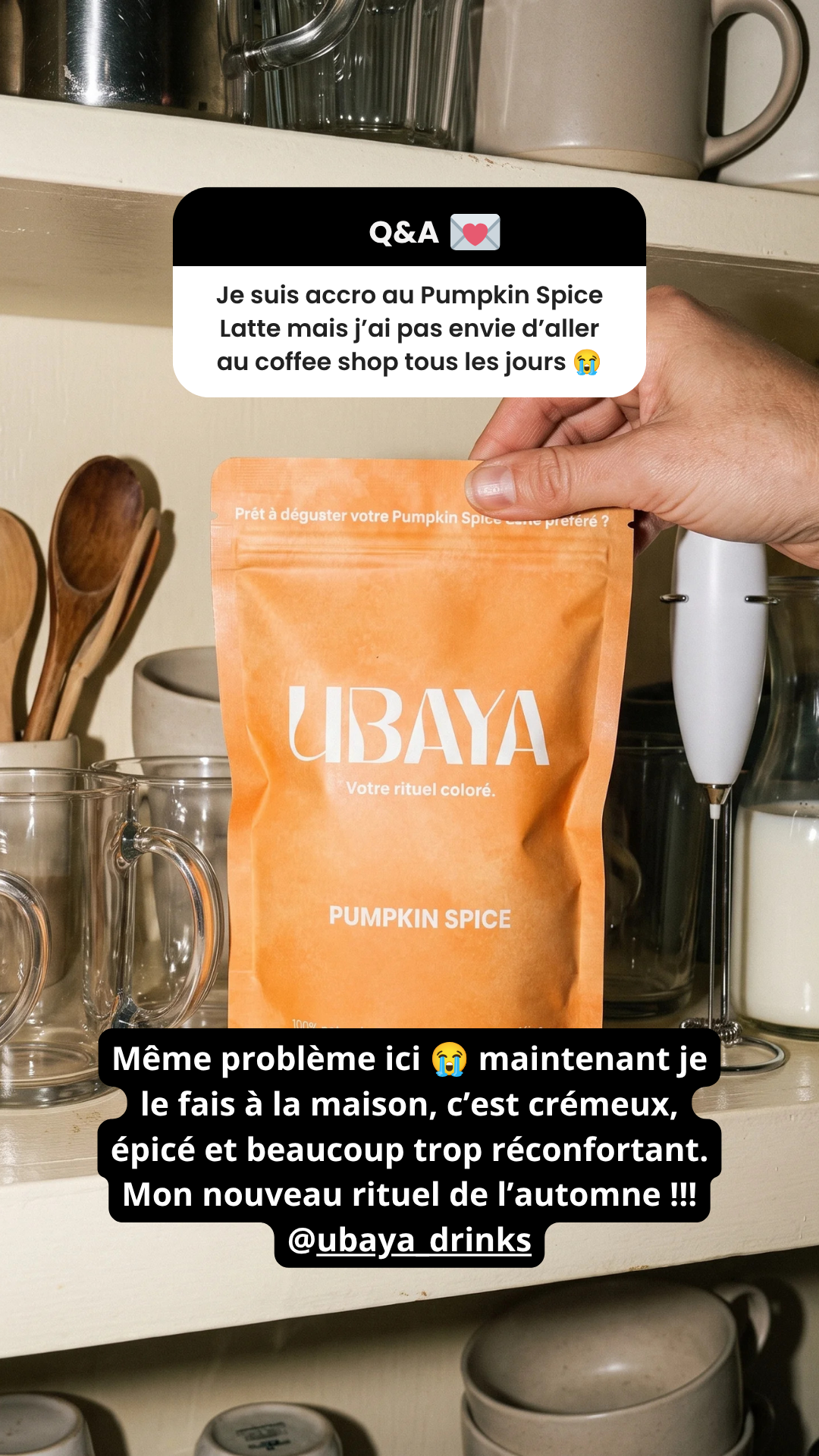 Ubaya Facebook ad: Votre nouveau rituel d’automne