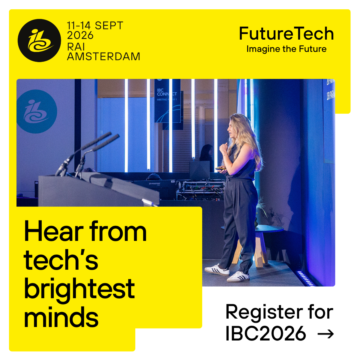 IBC Facebook ad: IBC2026 | 11 -14 Sept | Amsterdam
